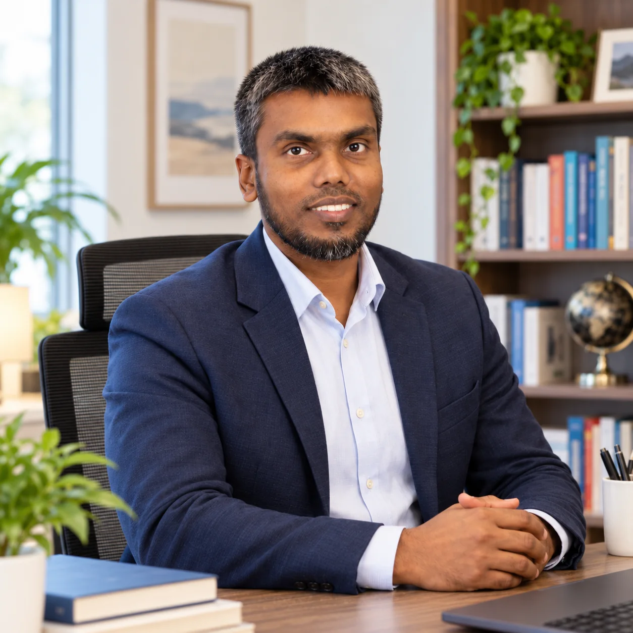 Professional portrait of Md Sharif Al Mamun in his office